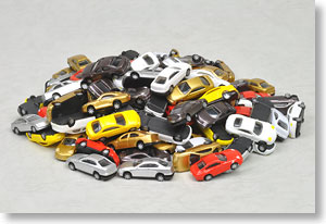 DDF 1/150スケール 情景用ミニカー (徳用・100台セット) (鉄道模型