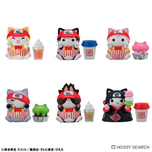 MEGA CAT PROJECT NARUTO-ナルト- ニャルト！MEGACAT DINER (6個セット