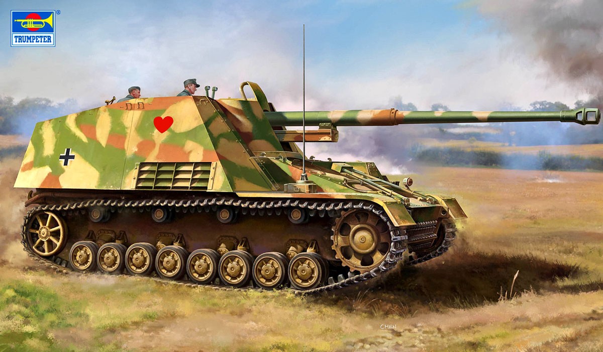 ドイツ軍 対戦車自走砲 Sd.kfz.164 ナースホルン (プラモデル