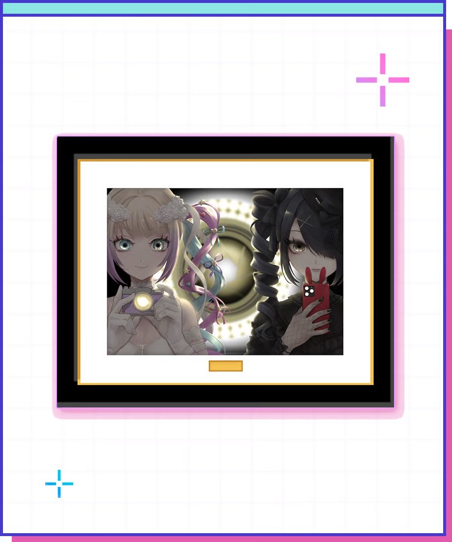 NEEDY GIRL OVERDOSE 複製原画 ニディガ展4KVVer. (キャラクターグッズ