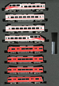 名鉄 1000/1200系 「パノラマsuper」A編成+1800系 8輛編成セット (動力