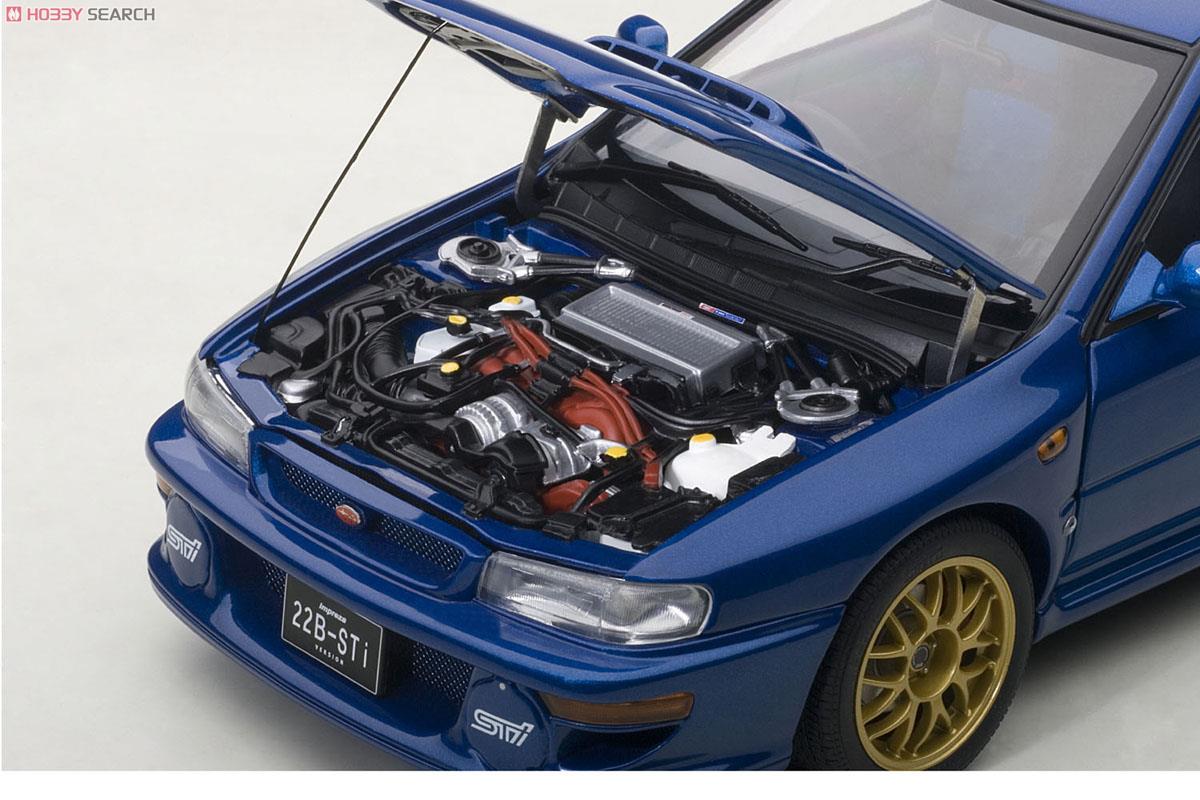 スバル インプレッサ 22B STi バージョン (ブルー) (ミニカー