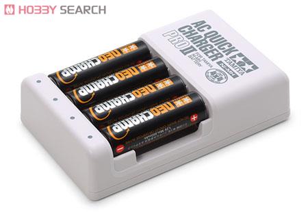 ミニ四駆 単3形 ニッケル水素電池 ネオチャンプ(4本)と急速充電器PROII