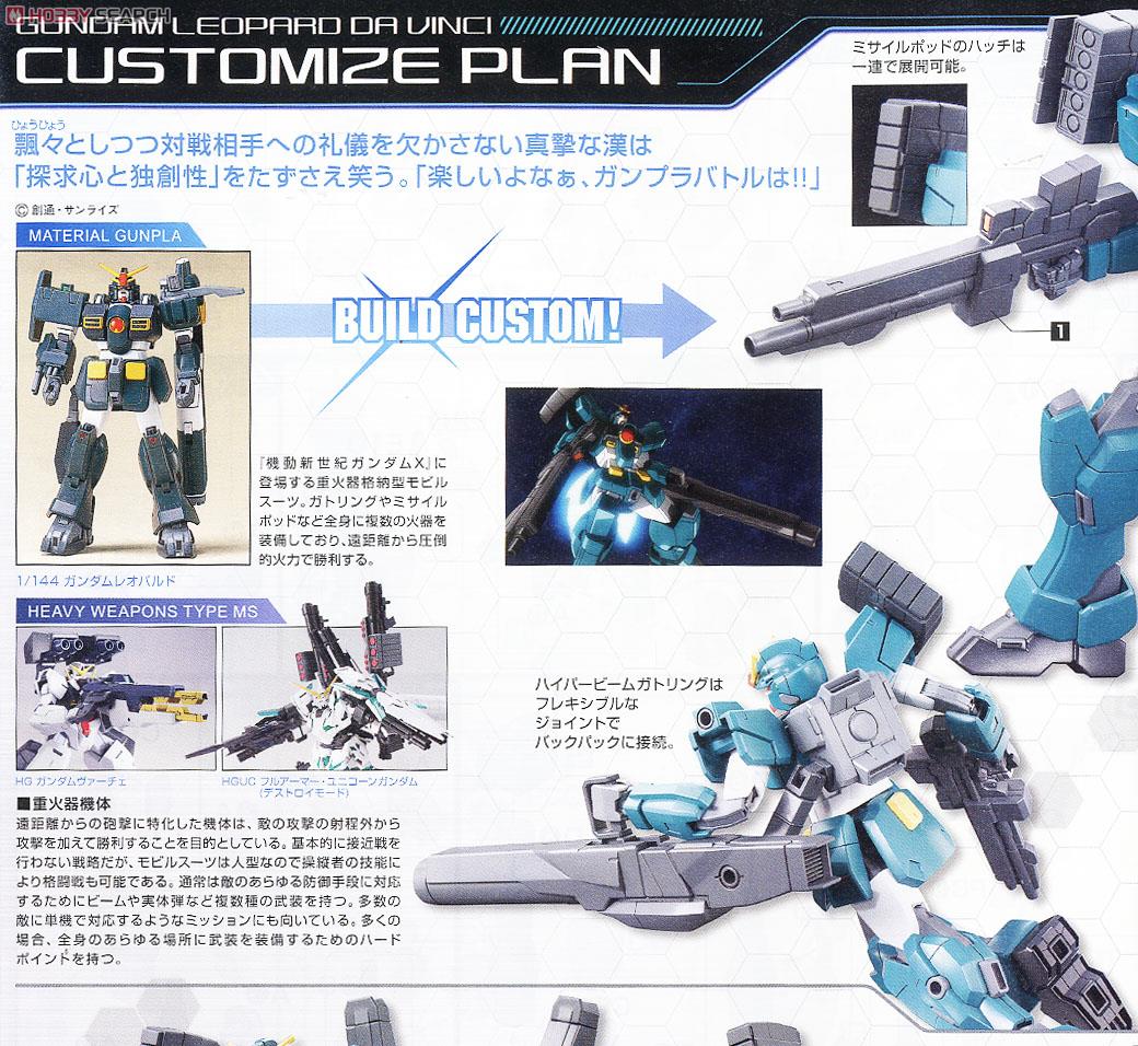 ガンダムレオパルド・ダ・ヴィンチ (HGBF) (ガンプラ) - ホビーサーチ