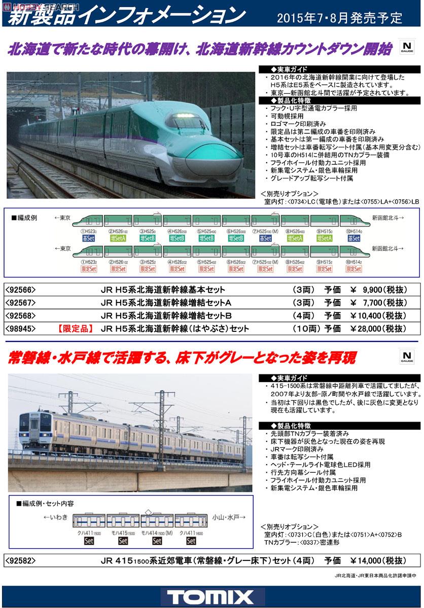 JR 415-1500系近郊電車 (常磐線・グレー床下) セット (4両セット