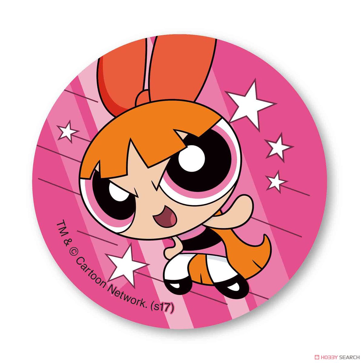 缶バッジ パワーパフガールズ/ブロッサム (キャラクターグッズ