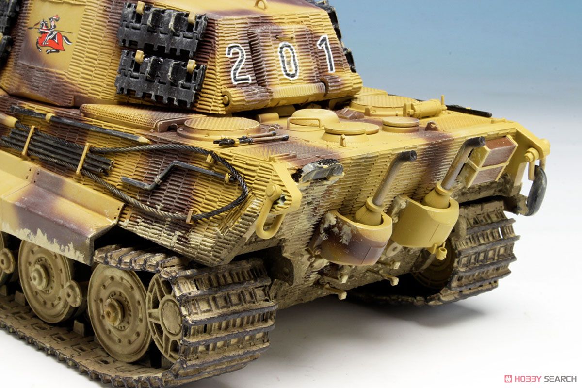 WW.II ドイツ軍 Sd.Kfz.182 キングタイガー ヘンシェル砲塔 w/ツィ