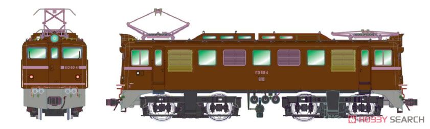 HO) ED60-4・茶色・阪和線 (鉄道模型) - ホビーサーチ 鉄道模型 HO・Z