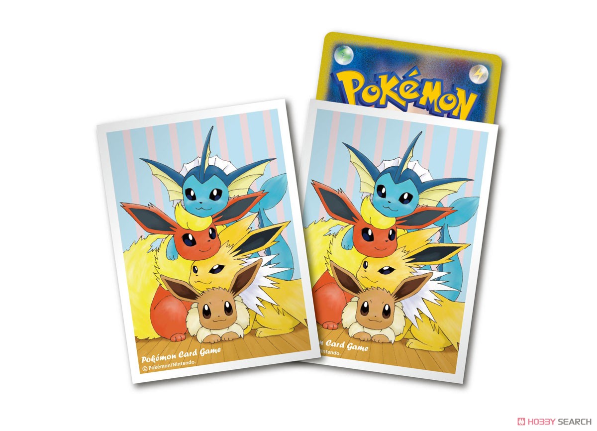 ポケモンカードゲーム デッキシールド くっつきなかよしイーブイたち