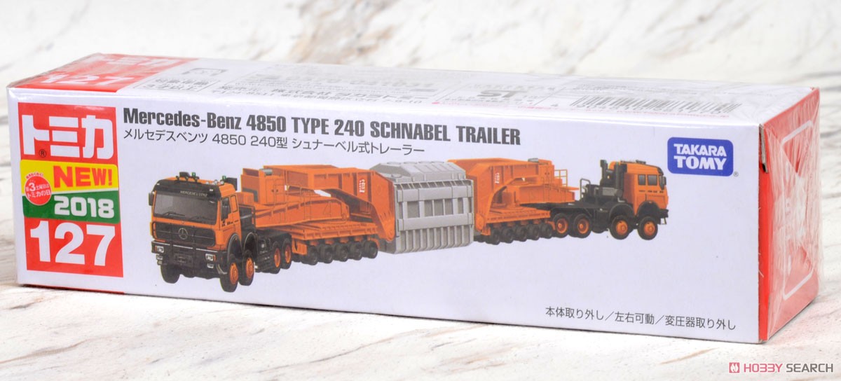ロングタイプトミカ No.127 メルセデスベンツ 4850 240型 シュナーベル