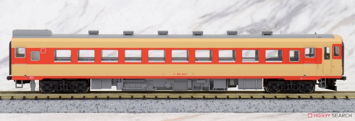 キハ58系 (非冷房車) 急行「ざおう」 (5両セット) (鉄道模型) - ホビー