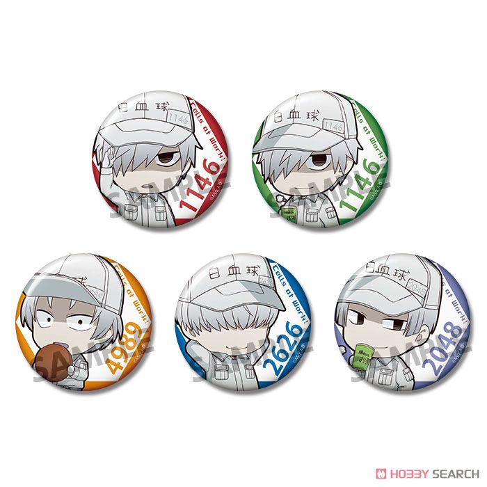 はたらく細胞 缶バッジセット 白血球(好中球)だらけコレクション