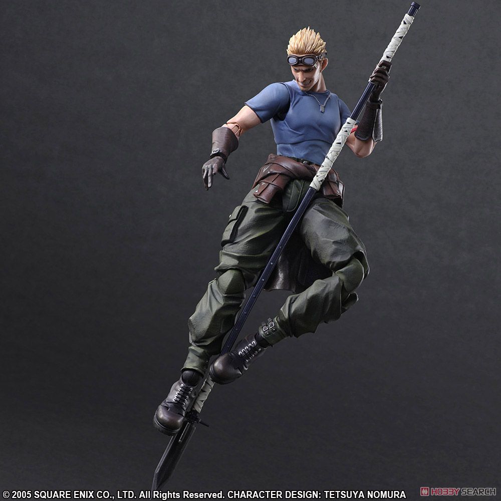Final Fantasy VII Advent Children Play Arts Kai Cid Highwind