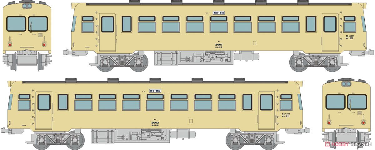 鉄道コレクション 東武鉄道 キハ2000 熊谷線 (2両セット) (鉄道模型