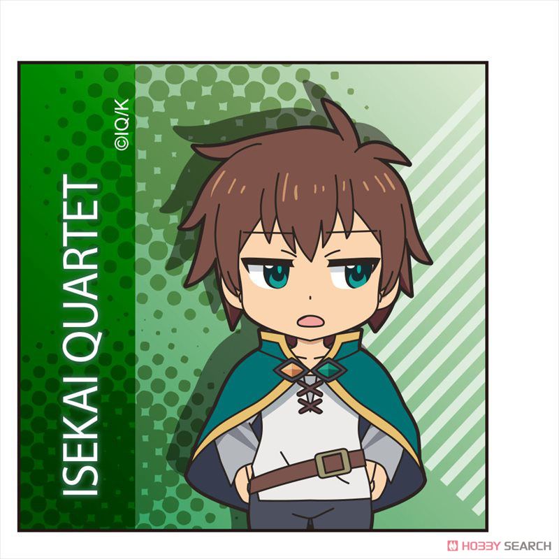 異世界かるてっと スクエア缶バッジ カズマ (キャラクターグッズ