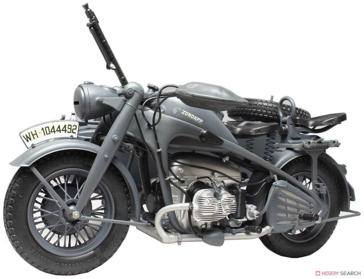 WW.II ドイツ軍 ツェンダップ KS750 サイドカー (プラモデル) - ホビー