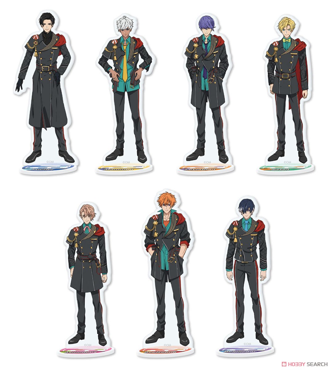 Obey Me! アクリルスタンドフィギュア (ベルフェゴール/RAD制服