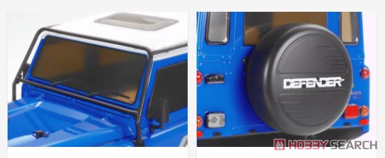 1990 ランドローバー ディフェンダー 90 塗装済みライトブルーボディ