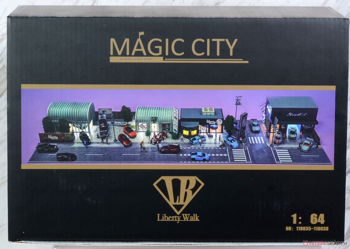 LBWK ジオラマ (LEDライト付属) ガレージ (ミニカー) - ホビーサーチ