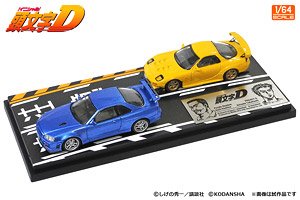 頭文字D セットVol.3 高橋啓介RX-7(FD3S) & 北条豪NSX(NA1) (ミニカー