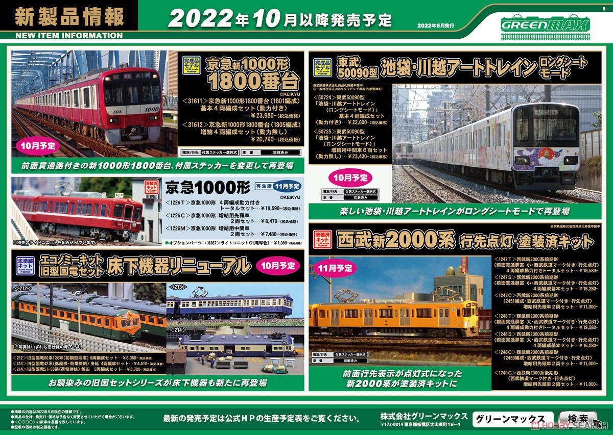 旧型国電 80系1次車 (初期型湘南) 6両編成セット (6両・組み立てキット