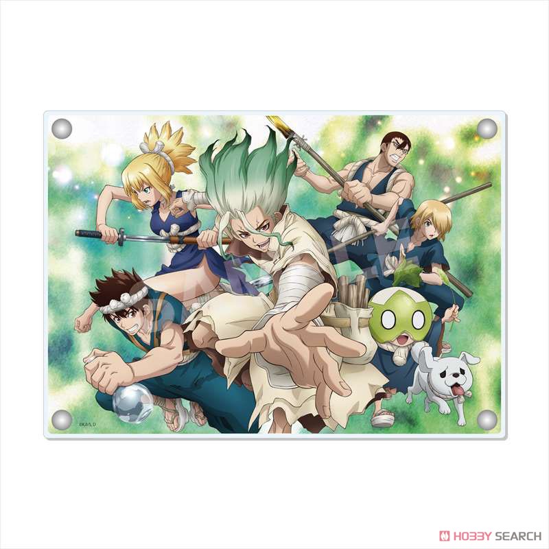 Dr.STONE アクリルボード 02 集合 (キャラクターグッズ) - ホビー
