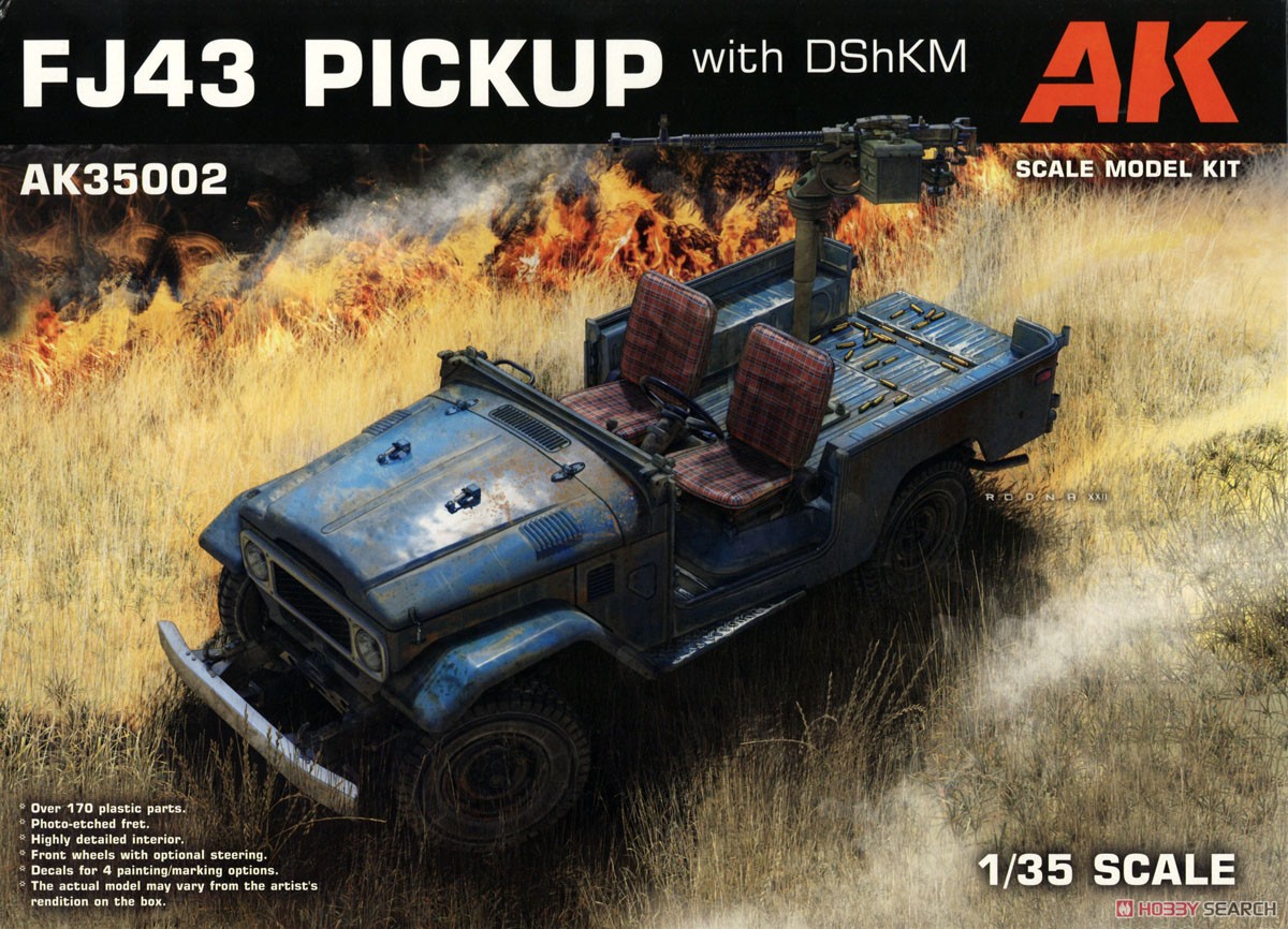 現用小型四輪駆動SUV ミリタリー仕様 DShKM重機関銃搭載型 (プラモデル