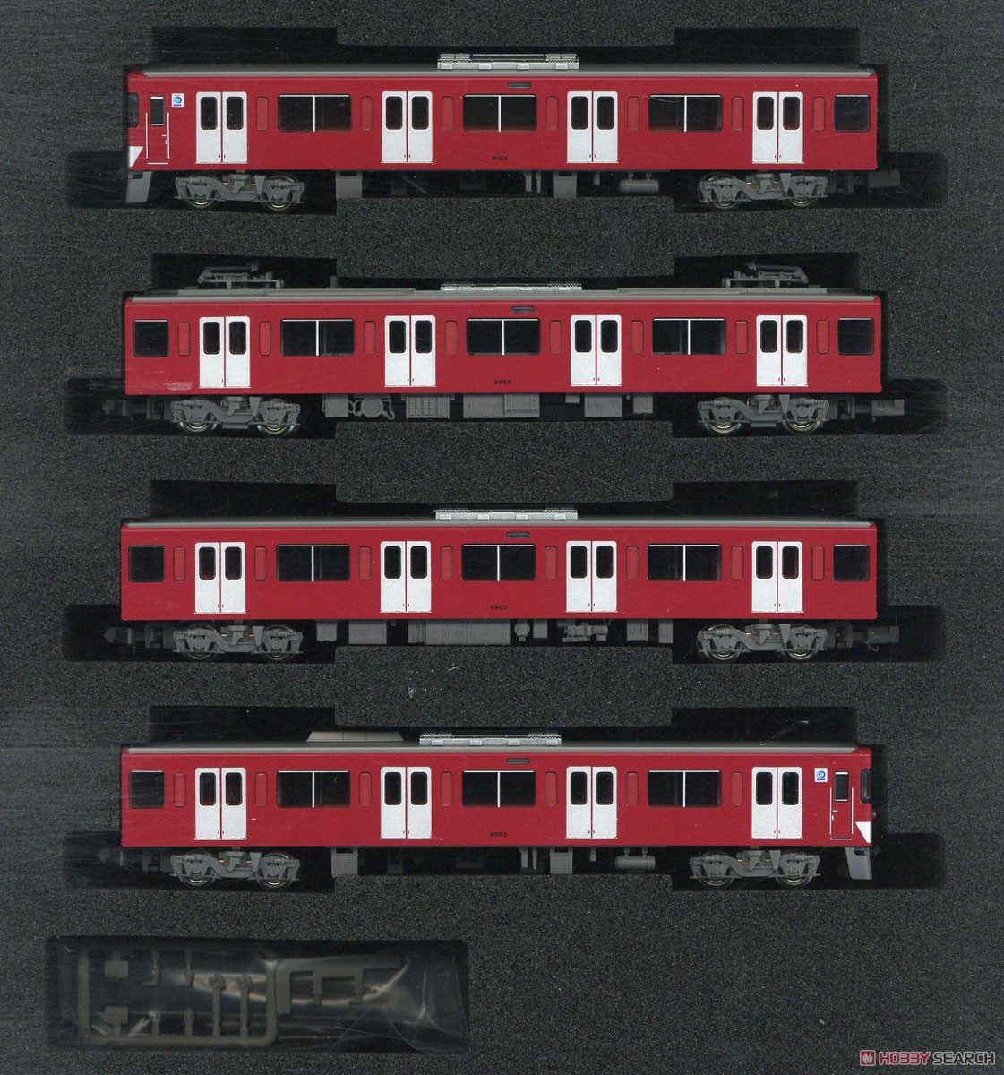 西武 9000系 (多摩湖線・赤色) 4両編成セット (動力付き) (4両セット