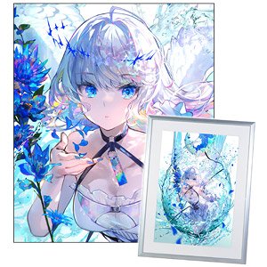 50枚限定】 おにねこ先生直筆サイン入り X-ART製 オーロラアート