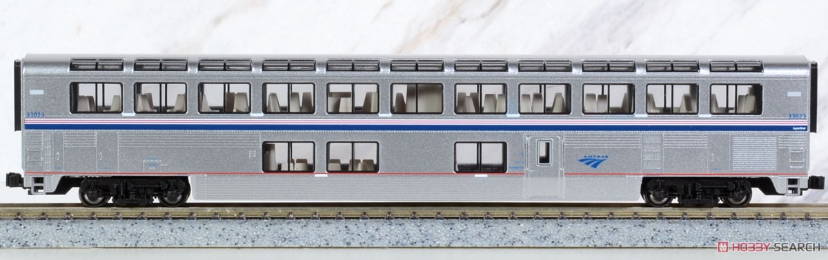 ☆ Amtrak スーパーライナー 客車＆牽引機 F40PH重連モデル☆彡