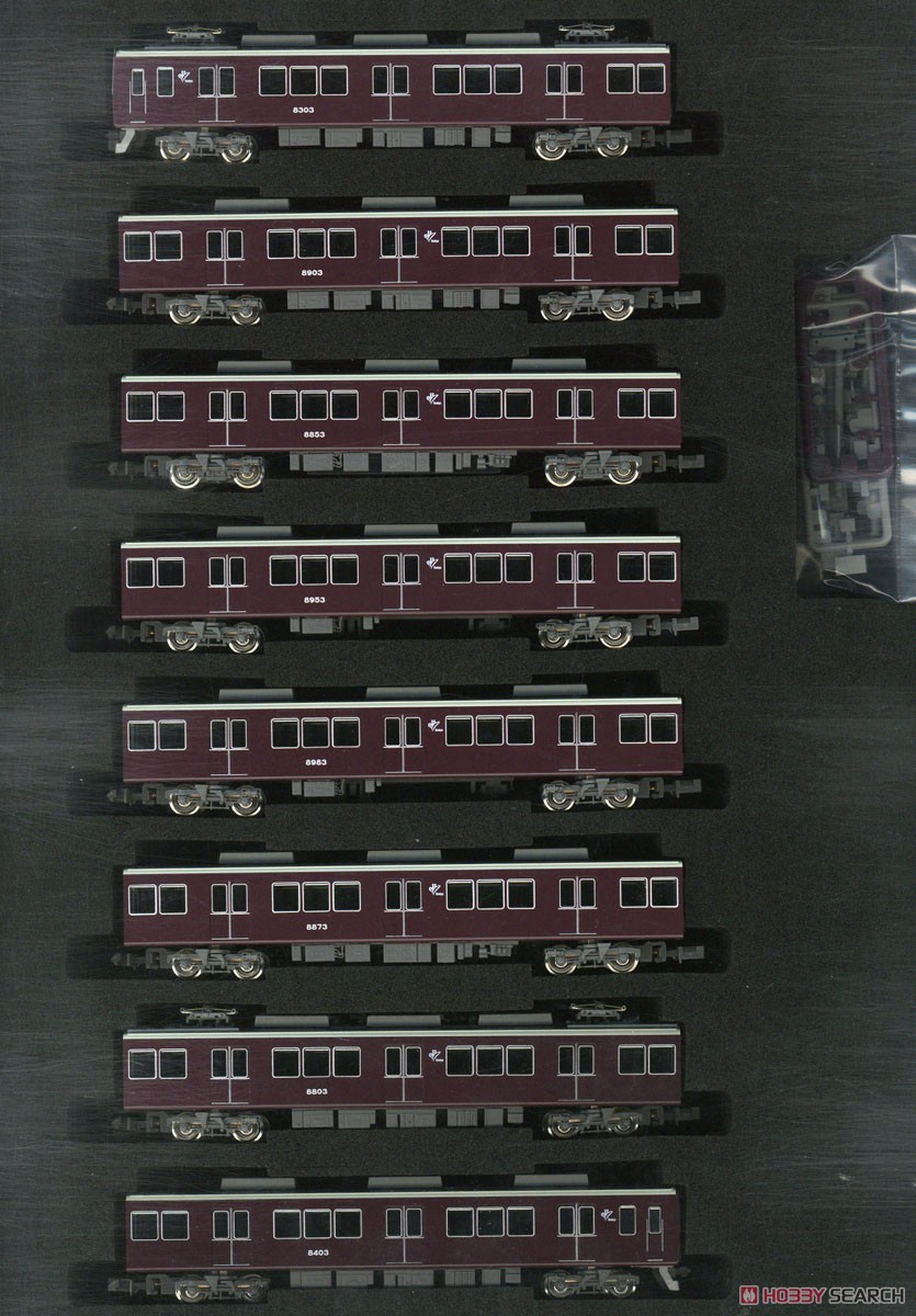 阪急 8300系 (2次車・8303編成・旧塗装) 8両編成セット (動力付き) (8
