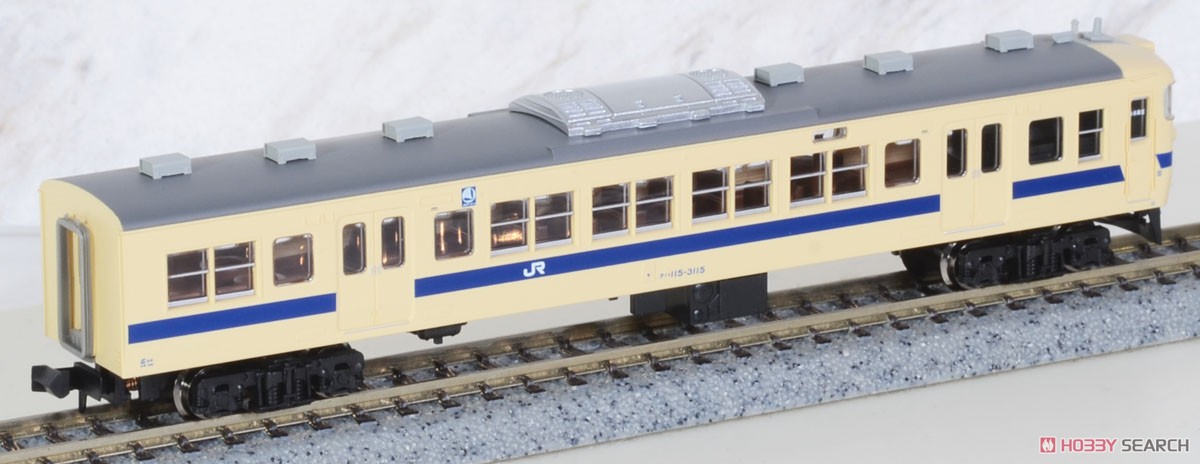 115系0番代+3000番代 冷房改造車 瀬戸内色 4両セット (4両セット