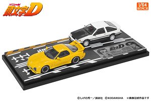 頭文字D セットVol.3 高橋啓介RX-7(FD3S) & 北条豪NSX(NA1) (ミニカー