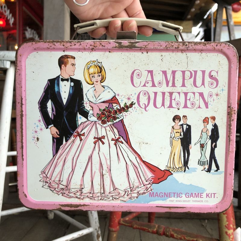 60s Vintage Lunch Box Campus Queen (B142) - 2000toys Antique Mall
