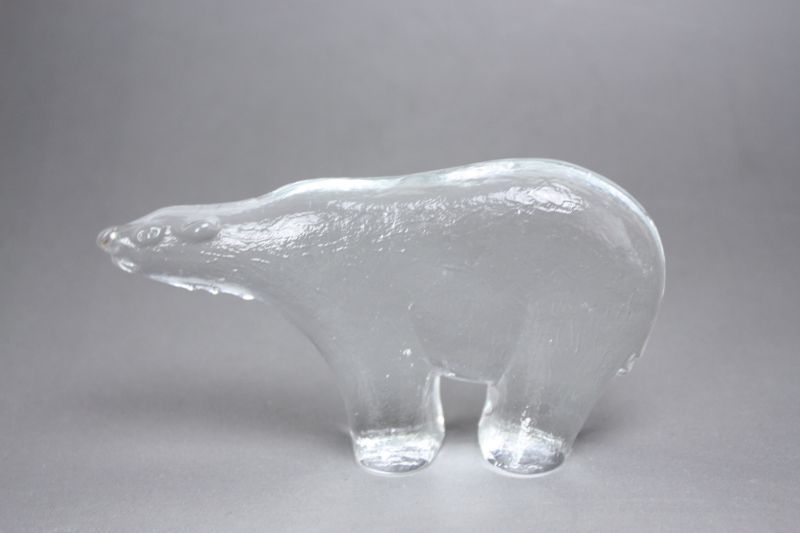 Lisa Larsson/ Royal Krona ガラスの白クマ 北欧雑貨と北欧ガラスcoco