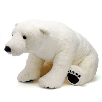 動物 生物 ぬいぐるみ リアルアニマルファミリー ホッキョクグマ LL