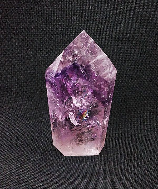 一点物】ファントムアメジストポイント200g(一点もの): 『岩座(いわく