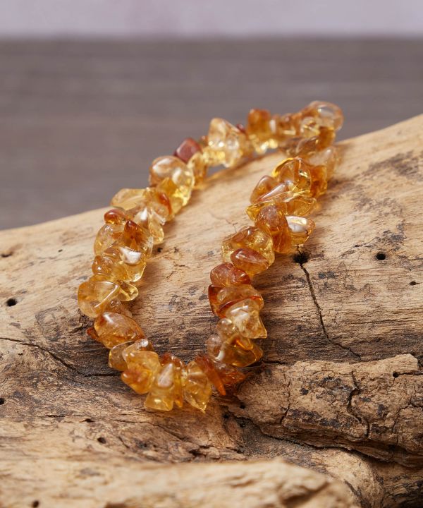 シトリンチップブレスレット(ｲﾝﾄﾞ産): 『岩座(いわくら)』公式通販