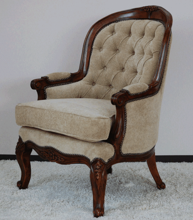 アームチェア ソファ 一人掛け アンティーク 北欧 HSL004 ふかふか