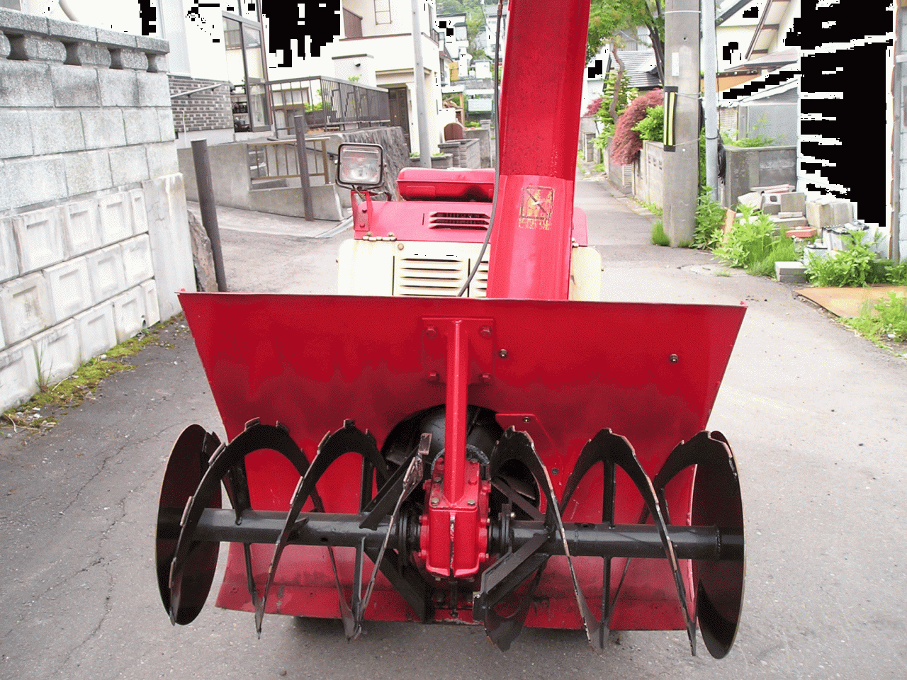 除雪機 ヤンマー 10馬力除雪機 YSR－1000 オーガ上下油圧式