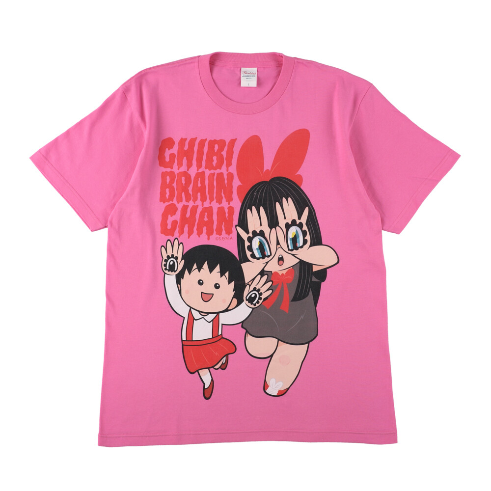 CHIBI BRAIN CHAN T-shirt ホワイト/イエロー/ピンク｜グッズ｜ちび