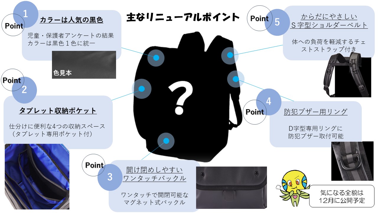 摂津市】摂津市オリジナルランドセルがついにリニューアル？ 情報解禁