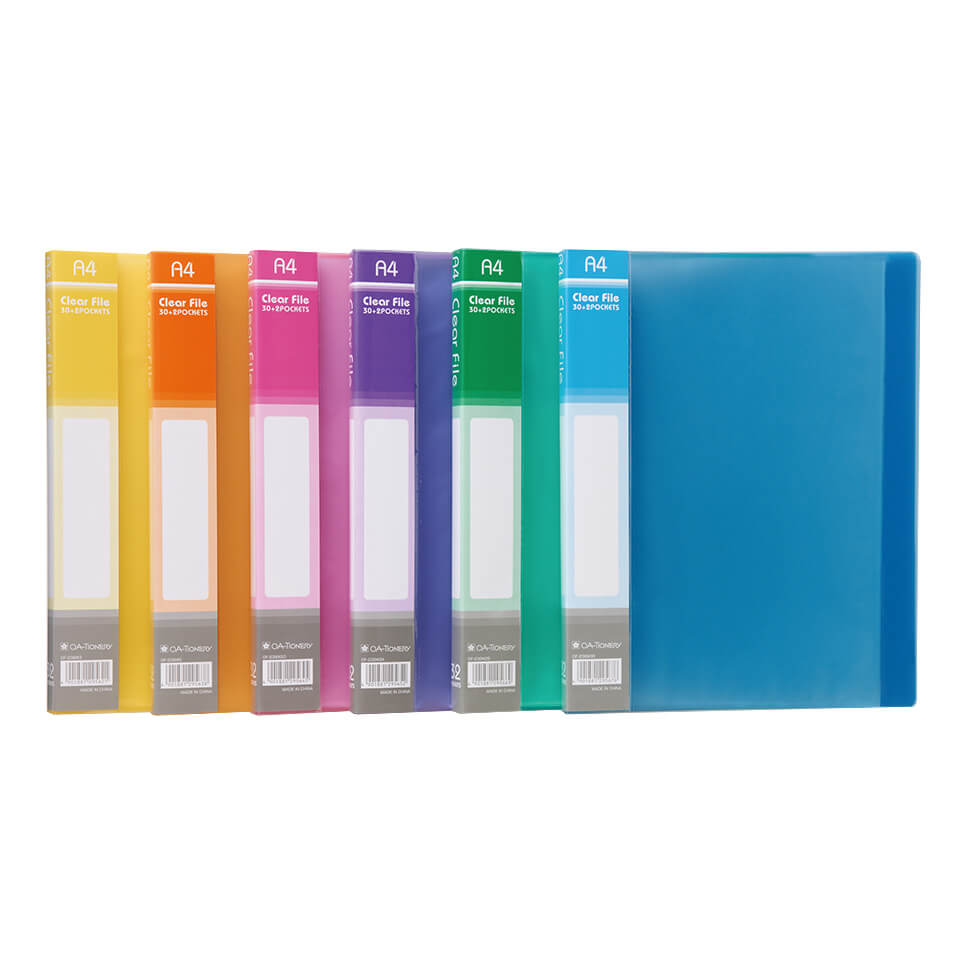 クリヤーファイルA4 32ポケット｜ファイル｜ファイル・ホルダー