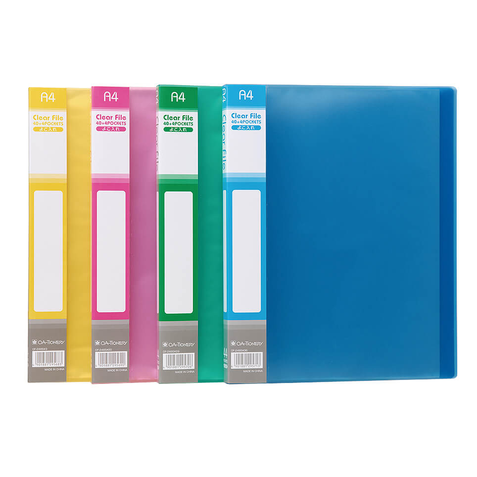 クリヤーファイルA4 44ポケット横入れ｜ファイル｜ファイル