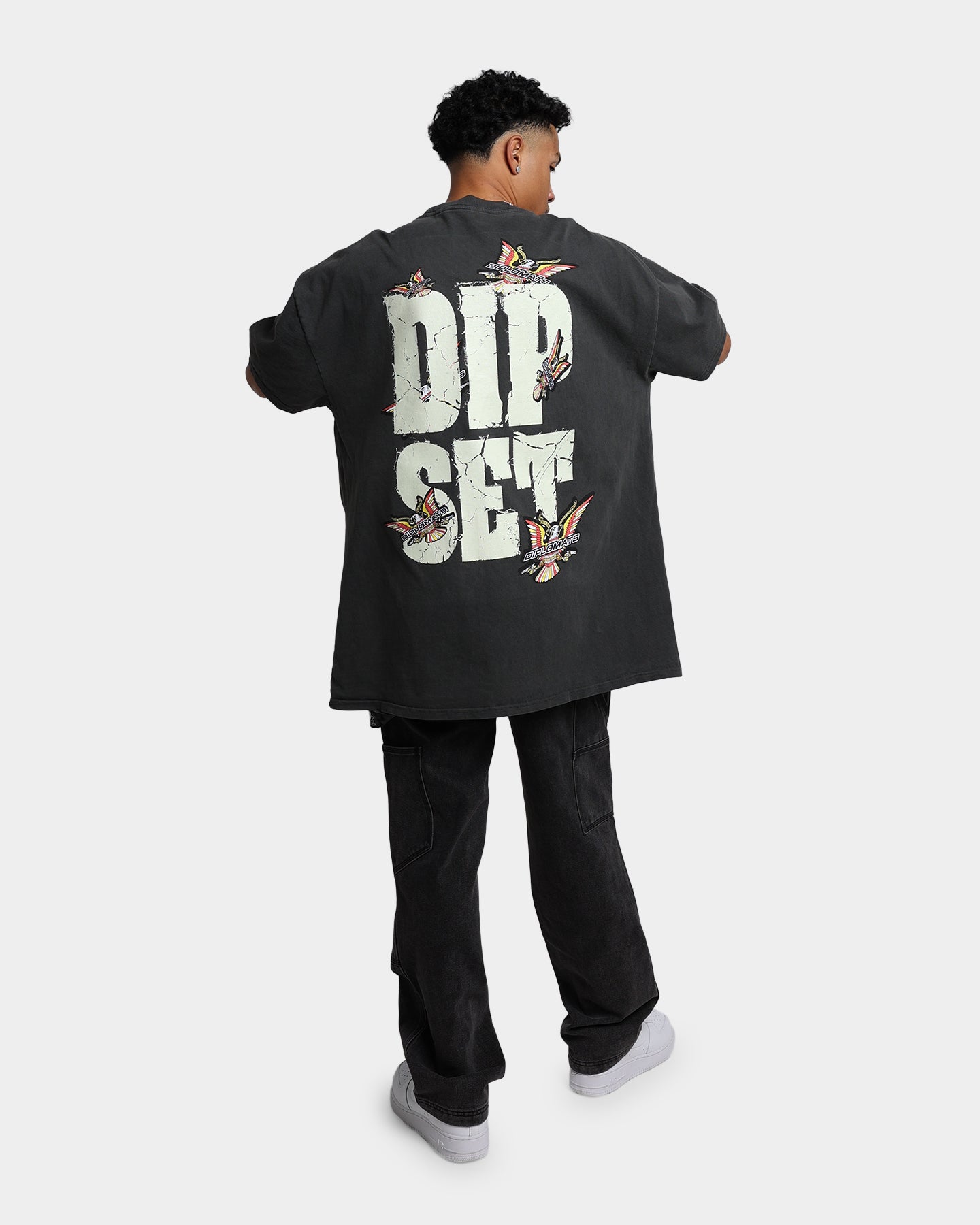 Dipset USA X Diplomats Juelz Santana Vintage T-Shirt Vintage Black