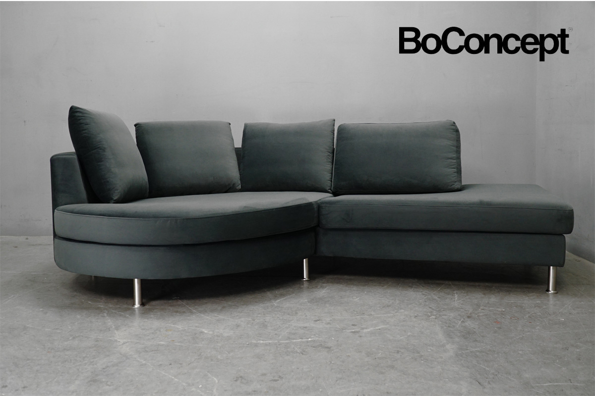 Boconcept ボーコンセプト 本革 レザー 3Pソファ モダン 北欧