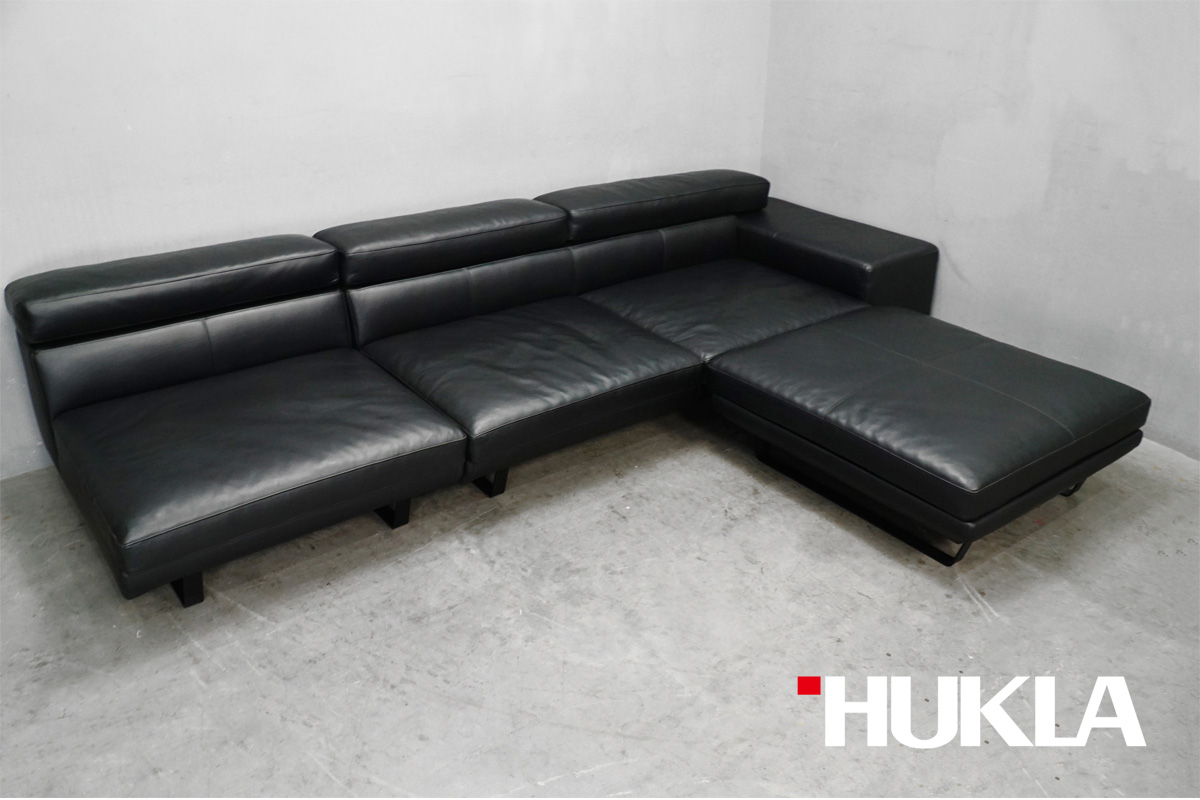 unico(ウニコ) TREL(トレル) 3人掛けソファ+オットマン高価買取-アドア