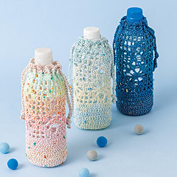 ペットボトルカバー｜作品レシピ｜手編みと手芸の情報サイト あむゆーず