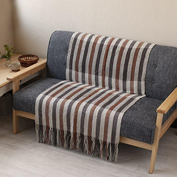 二重織のソファーカバー｜作品レシピ｜手編みと手芸の情報サイト あむ