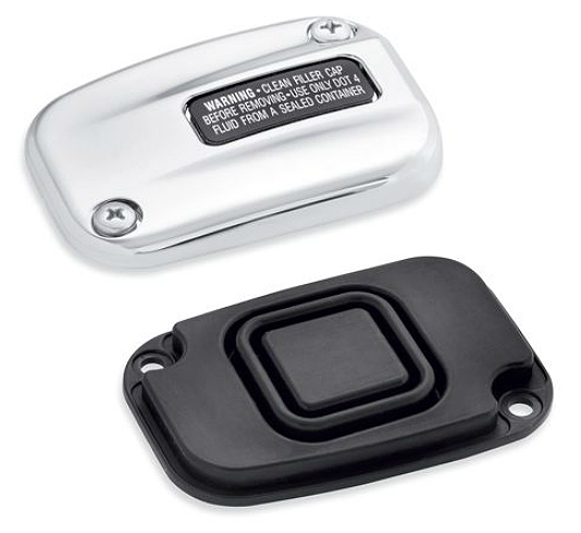 クローム・マスターシリンダーカバーキット - Harley Davidson